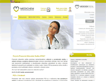 Tablet Screenshot of medichemportal.sk